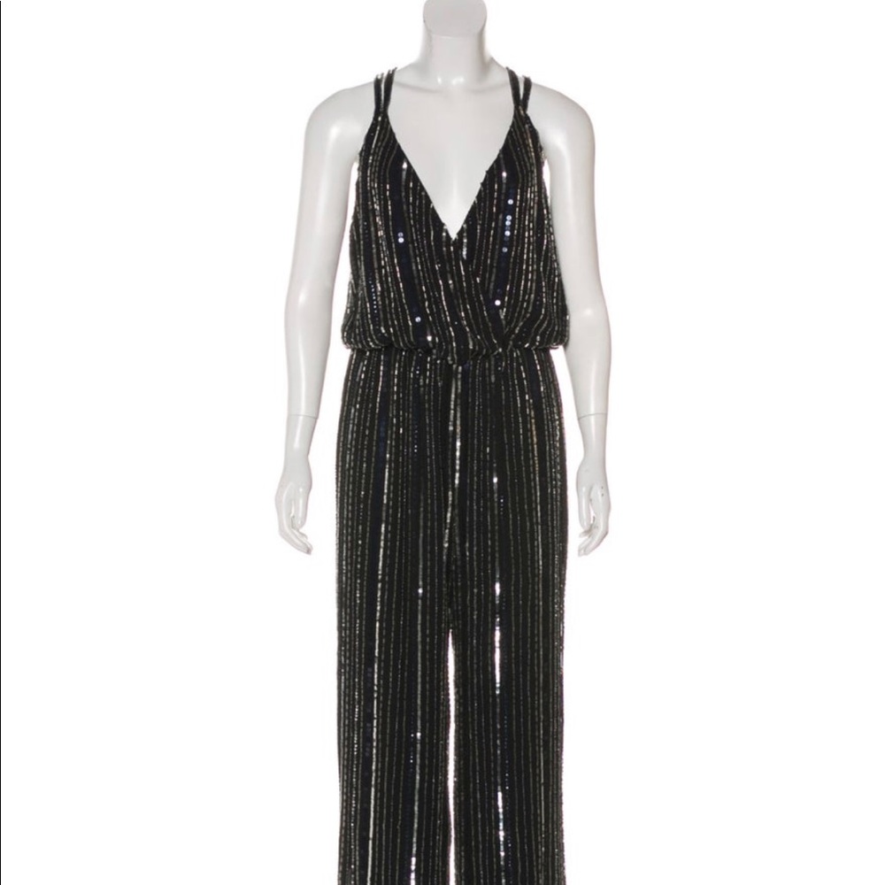 Parker Donny embellished sleeveless jumpsuit